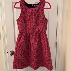 CYNTHIA ROWLEY PINK NAVY FIT FLARE